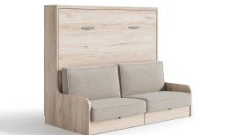 Cama Abatible horizontal especial pladur con sofá arcón LEKEITIO Productos Destacados WALLBED